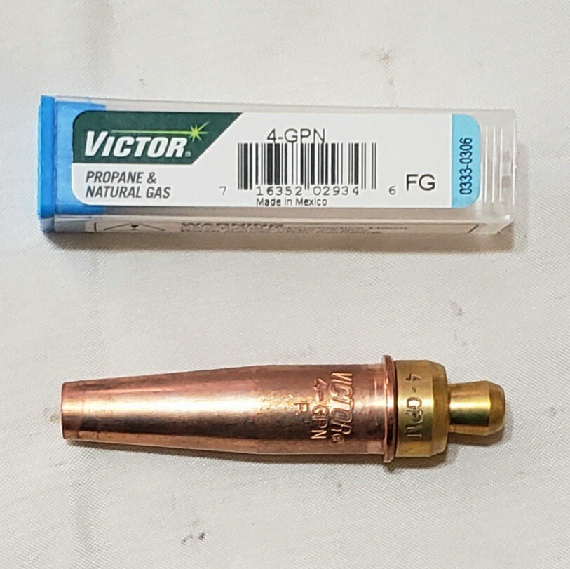 Victor 4-GPN Propane Cutting Torch Tip Natural Gas ST2600FC CA2460