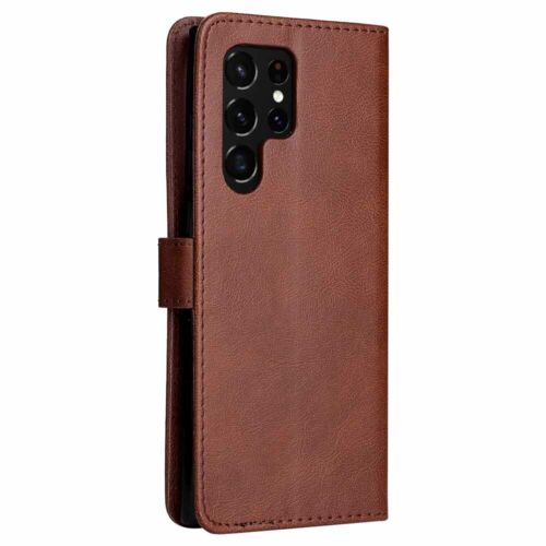 For Samsung Galaxy S23 Plus S22 S21 S20 S10 S9 S8 Flip Wallet Leather Case Cover - Picture 24 of 43