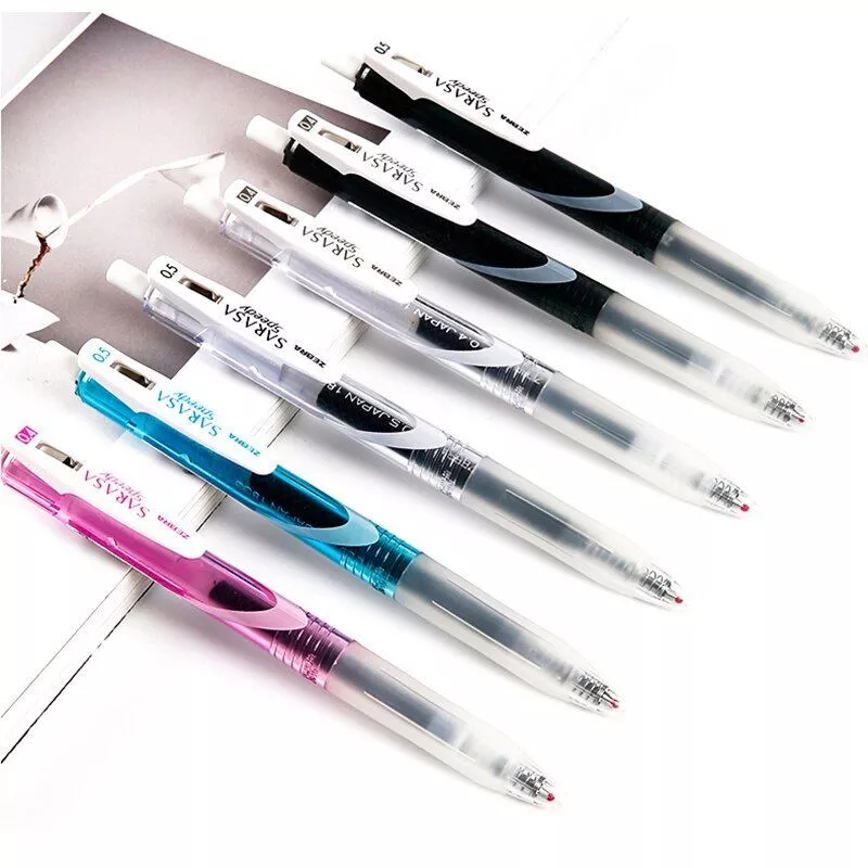 Retractable Gel Ink Pens Quick Drying Japanese Pen School Supplies 1-3pcs  Sets