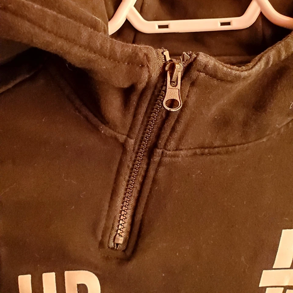 Headrush Black "Death Before Defeat" Hoodie Size XXS - Image 3 of 4