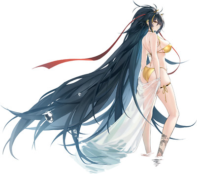 Azur Lane Harbin Summer v2 Weatherproof Anime Sticker 6'' Car Decal