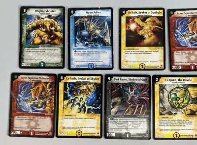 Vintage Duel Masters TCG Trading Card Game Set 11-Card Lot Play