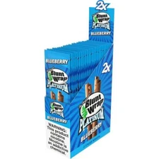 Double Platinum Wraps - Blueberry Flavor Wraps - 25 Pouches (2 Per Pack)