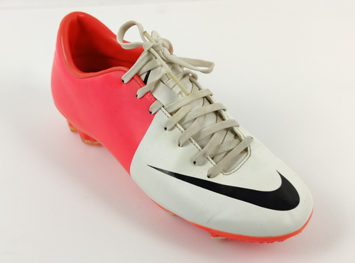 SCARPE DA CALCIO NIKE MERCURIAL VICTORY III FG 509128 106 BIANCO ROSA EUR 39 - Foto 2 di 8