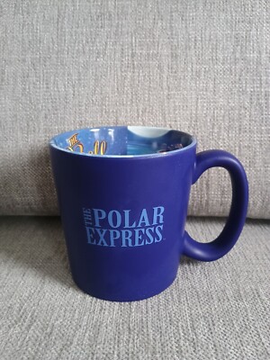 The Polar Express Kaffee Tee Becher Tasse Glocke klingelt noch für mich Warner Bros RAR