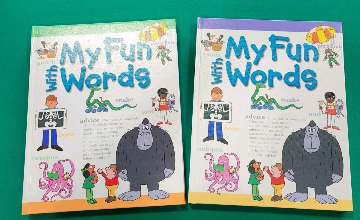 絵辞書にも♪DWE fun with words＆Fun and Games My Fun With Words Dictionary Book 1 and Book 2 Set A-K and L-Z NEW