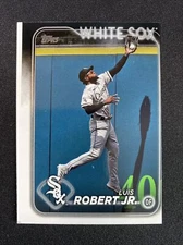2024 Topps Series 1 Baseball ERROR MISCUT UNCENTERED #249 Luis Robert Jr.