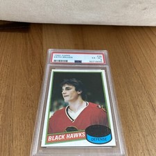 1980-81 Topps #98 Keith Brown RC – Chicago Blackhawks ROOKIE PSA 6