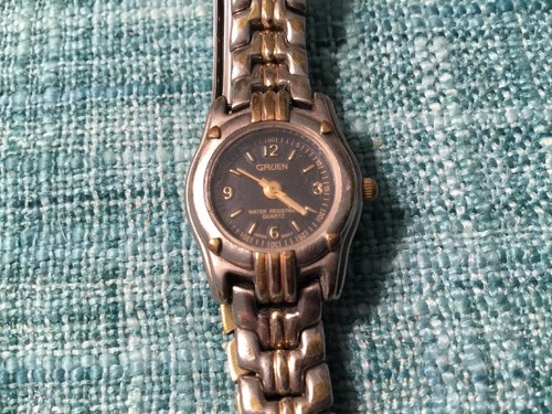 Damen Gruen Präzisions-Armbanduhr mit Gliedern Band
