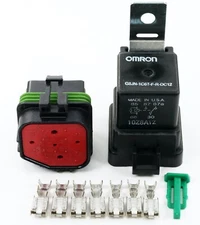 Delphi/Omron  50/30 Amps Weatherproof Automotive Relay & Socket Kit