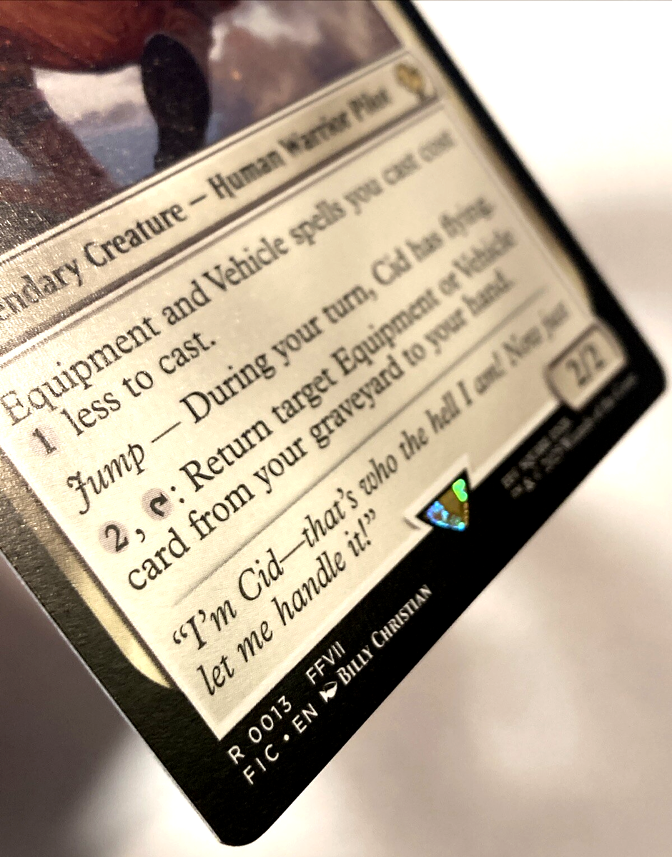 MTG Cid, Freeflier Pilot Commander: Final Fantasy FFVII 0013 NM | eBay