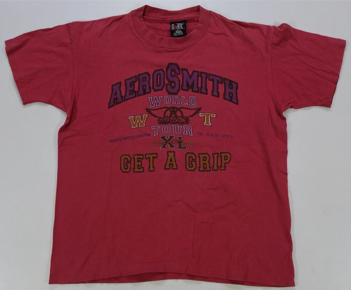 Rare Vintage GIANT Aerosmith Get A Grip World Tour 1993 T Shirt
