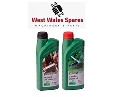 1L Chainsaw Chain Oil + 1 Litre 2 Two Stroke Parker Brand PCS-5800 PCS-6200 62cc