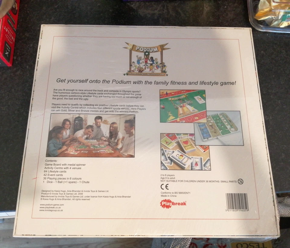 PODIUM BOARD GAME NEW & SEALED FAMILY FITNESS & LIFESTYLE GAME INVICTA GREAT FUN - Image 2 of 4