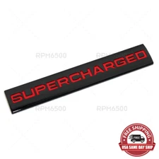 Range Rover Supercharged Black Red Letter Car Sport Liftgate Logo Emblem Badge