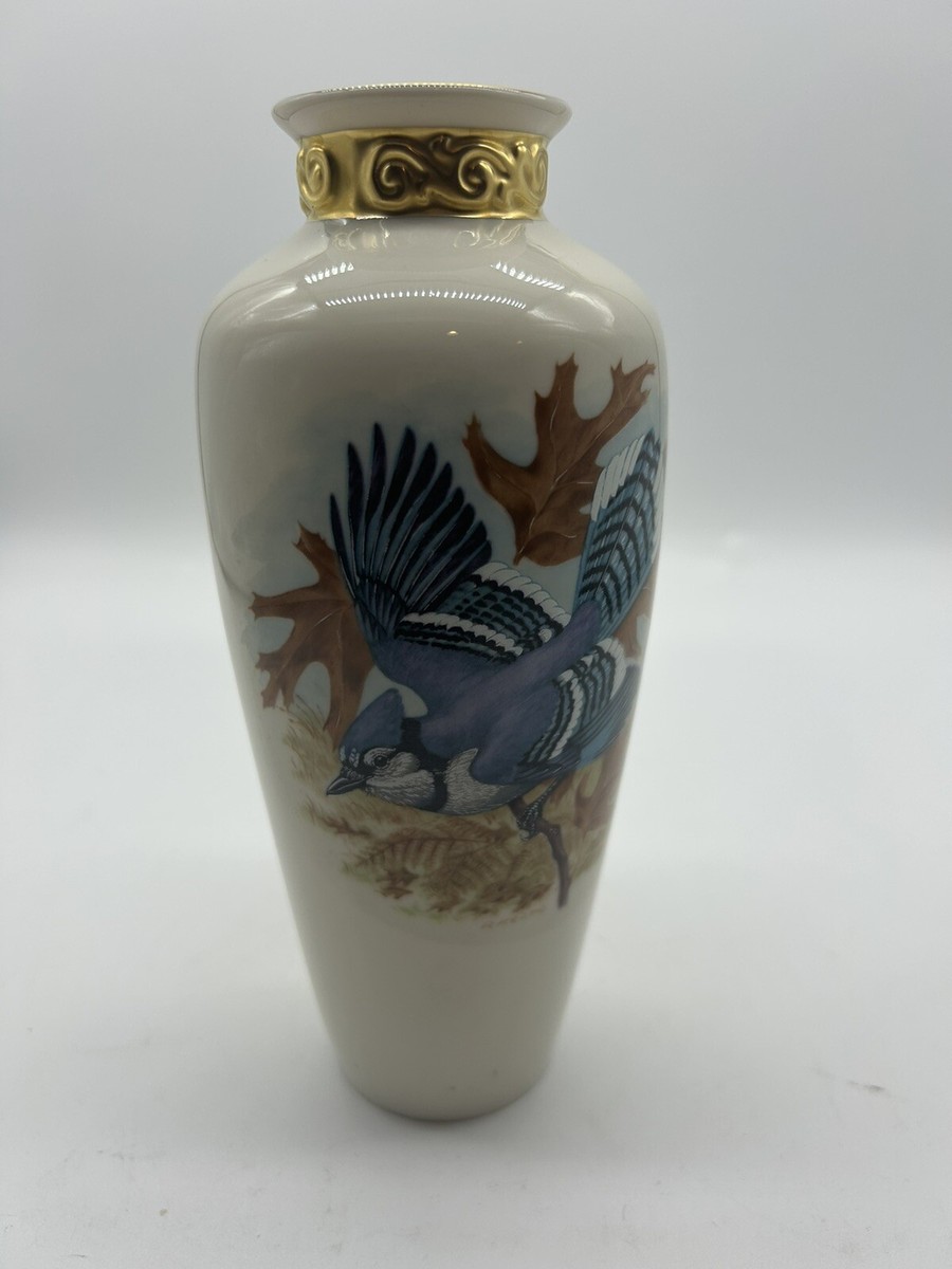 Vintage Hand Decorated Pickard China Vase Golden Melody By R