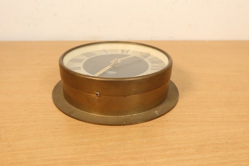 Vintage Smiths Clock Timecal Quartz Brass Barometer Style - NOT WORKING - Picture 13 of 17