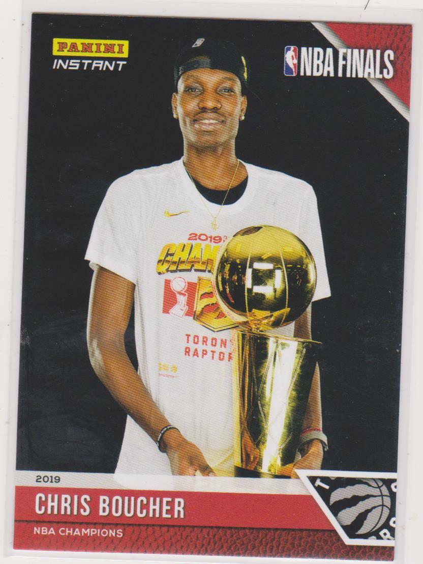 2018-19 Panini Instant NBA Champions Chris Boucher #4 Rookie Card Raptors RC