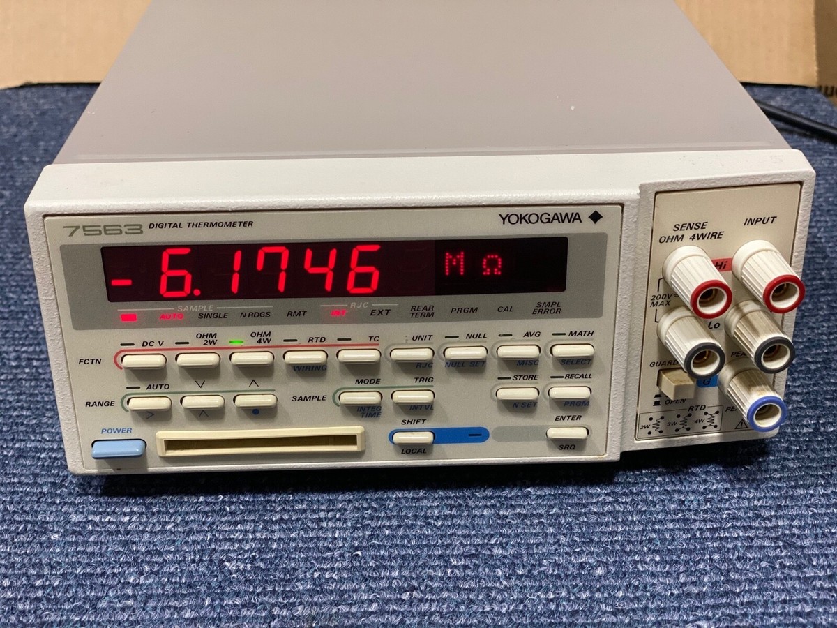 【5月】ゆー YOKOGAWA 7563 Digital thermometer Model 756301 | eBay