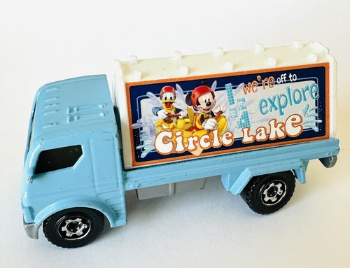 2003 Matchbox Billboard Truck Mickey Mouse & Donald Duck Explore Circle Lake - Picture 2 of 5