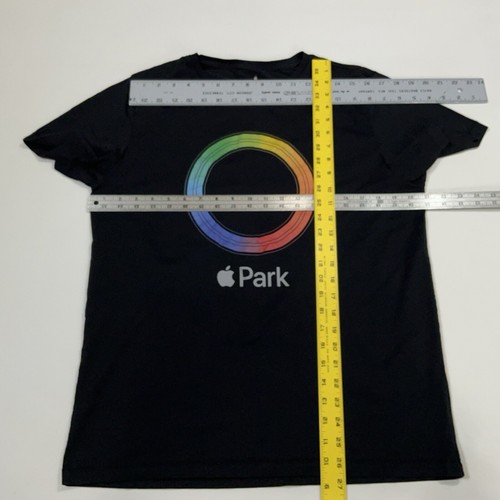 Apple Park Shirt Infinite Loop Monochrome Black T Shirt Sz L CA 95014 EUC - Picture 3 of 9