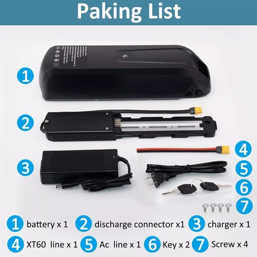 52V 48V 36V Lithium Battery for 200W-1800W Ebike Electric Bicycle 10AH/15AH/20AH - Picture 24 of 41