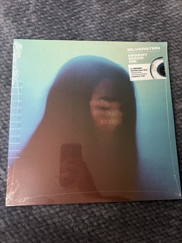Silverstein Misery Made Me LP Opaque White And Translucent Blue A/B 1100 - Foto 1 di 2