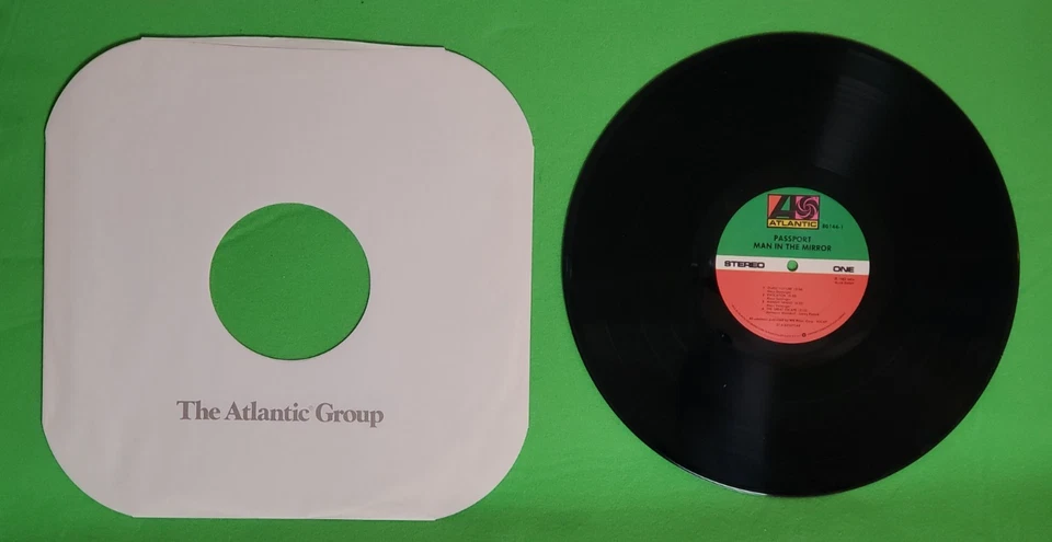 Passport- Man In The Mirror, Klaus Doldinger 1983 Atlantic  Album PROMO sticker - Image 3 of 4