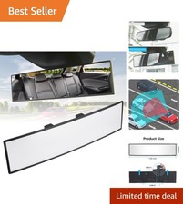 High-quality Convex Rear View Mirror - 12 Inch Wide Angle For Safer Driving