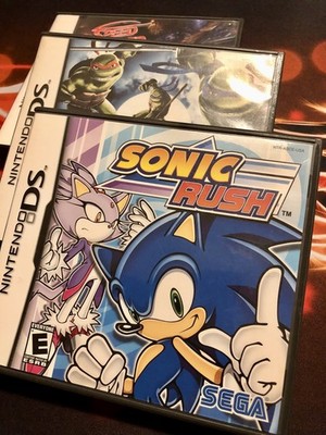 Sonic Rush - TMNT (Teenage Mutant Ninja Turtles) - Speed Racer DS CIB 3x Bundle