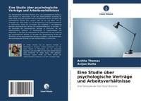 Anitha Thomas (U. A.) | Eine Studie üBer Psychologische VerträGe Und...