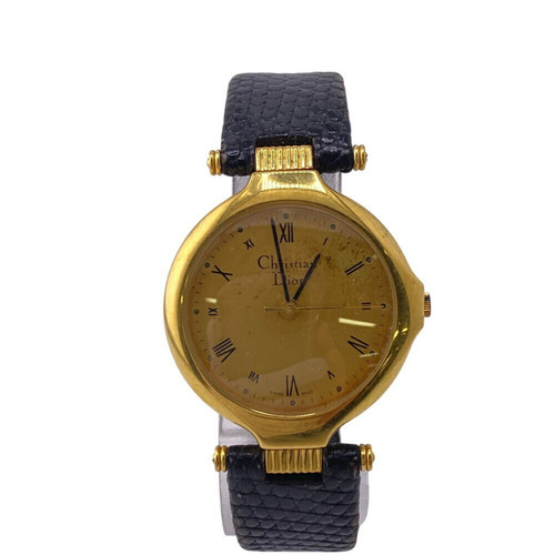 Christian Dior Quartz 3 Hand Wristwatch Watch Strap Analog Digital... GZl16qh1