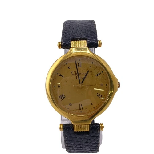 Christian Dior Quartz 3 Aiguilles Montre Bracelet Bracelet Analogique Numérique... GZl16qh1