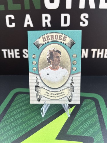 Rob Rensenbrink Heroes Vintage Football Card 2024 Futera 89/250