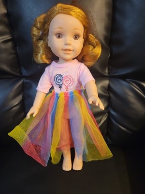 American Girl Wellie Wishers Doll Willa 14.5 Inch Doll Wellie Wishers Nice Hair