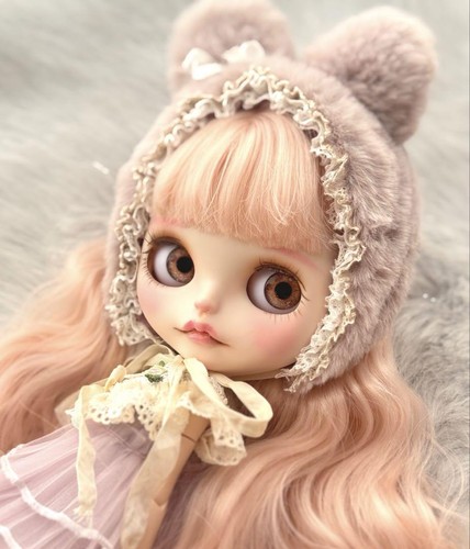 Custom OOAK ICY Puppe offene Zähne Erdbeermilch Haare 19 Gelenke - Bild 3 von 10