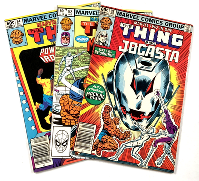 Marvel TWO-IN-ONE (1982) #92 93 94 Jocasta Machine Man (VF to VF