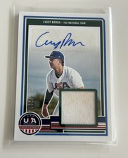 Casey Borba 2023 USA Stars & Stripes 18U National Team Patch Auto 092/200 #SM-CB