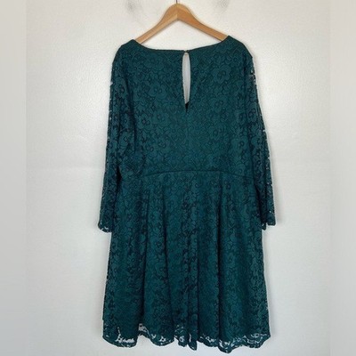 torrid emerald green dress Torrid, emerald green midi tiered dress with