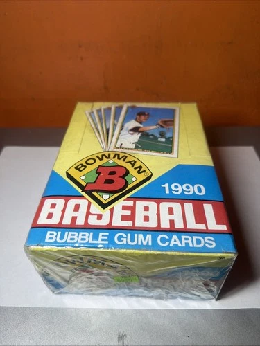 1990 BOWMAN Baseball Wax Box 36 Packs Sosa, Thomas, Walker Rookie FACTORY SEALED