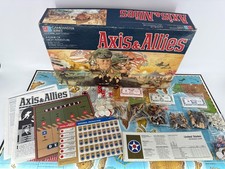 Axis  Allies Board Game MB Gamemaster 5851 1980s Incomplete Parts Pieces READ