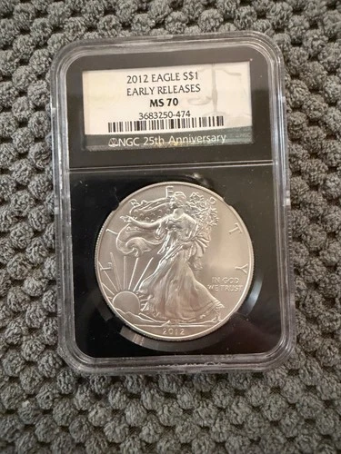 2012 Early Releases American Silver Eagle  $1 NGC MS70