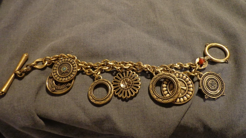 BRAZALETE JOYERÍA MARCA AFORTUNADA DOBLE HEBRA ENCANTO BOHO Foto 2 de 4