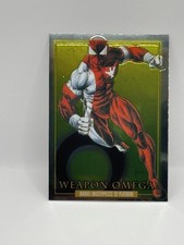 2024 SkyBox Marvel Masterpieces '92 Platinum Weapon Omega #96 Marvel Card