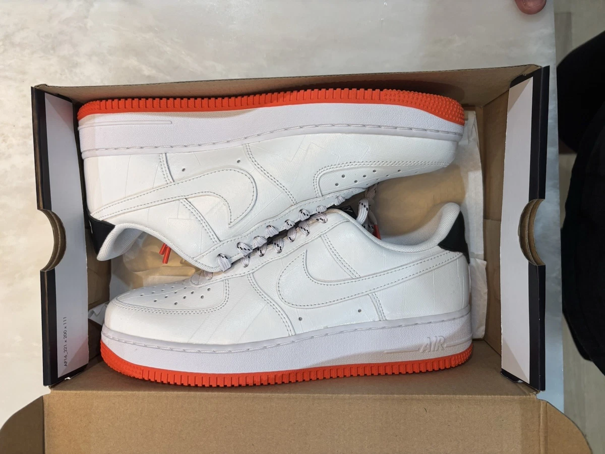Nike Air Force 1 '07 LV8 Low Black Orange Peel for Sale