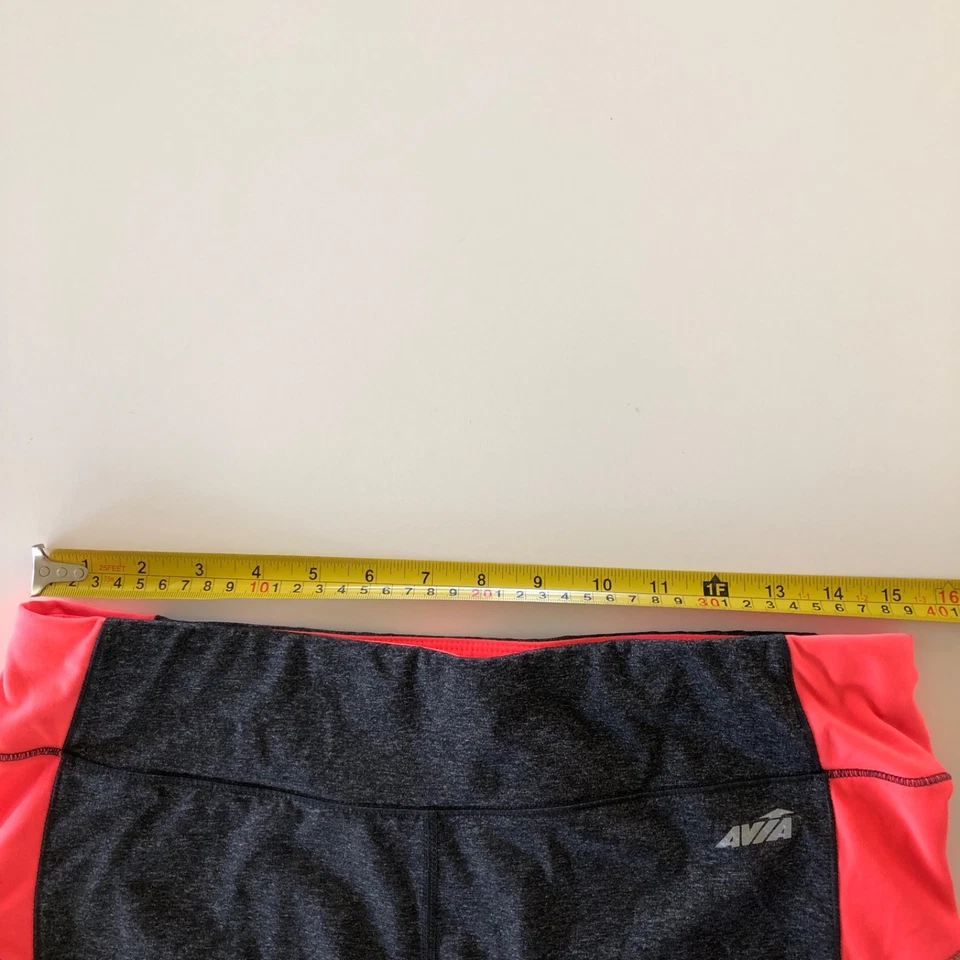 Pantalones cortos deportivos para correr Avia para mujer talla L gris naranja Foto 4 de 4