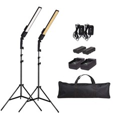 LED Video Light Battery Powered Photography Portable Handheld Wand,Dimmable