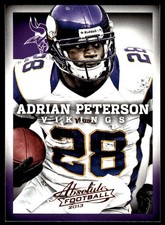 Adrian Peterson 2013 Panini Absolute #57 Vikings NFL READ FREE SHIP AutographDen
