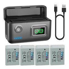 NB-13L Battery and Charger for Canon PowerShot G1 X Mark III, G5 X, G7 X, G9 X