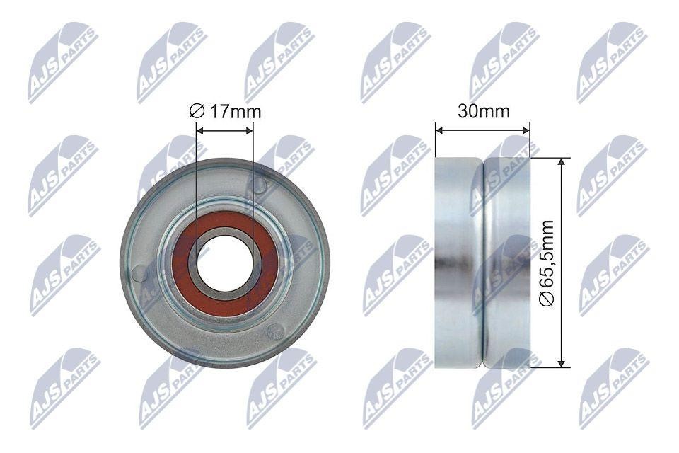 NTY Tensioner Pulley Serpentine Belt RNK-RE-004 For Mitsubishi Nissan Opel